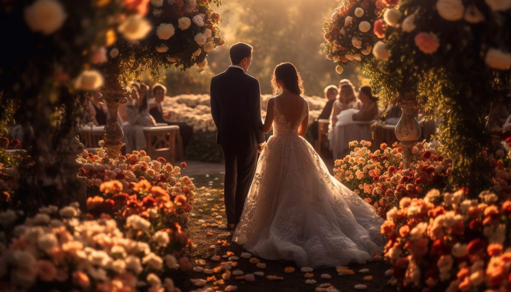 Attenzione ai matrimoni effetto wow! 23 una gioiosa celebrazione dell amore e del matrimonio generata da ai